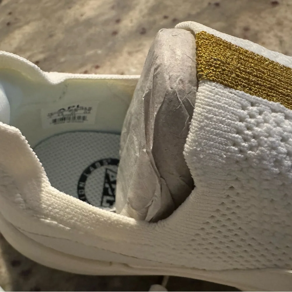 APL Ivory and Gold TechLoom Bliss Sneakers - Picture 2 of 10